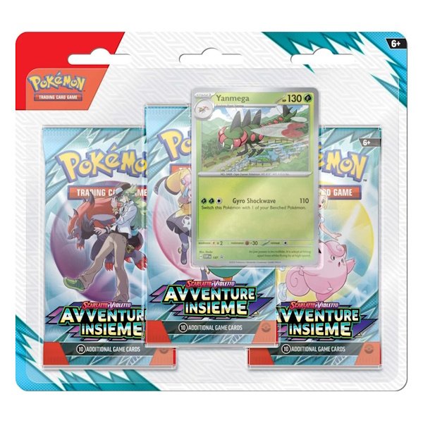 Scarlatto & Violetto: Avventure Insieme - 3 Pack Blister - Yanmega ITA - Riccio Store