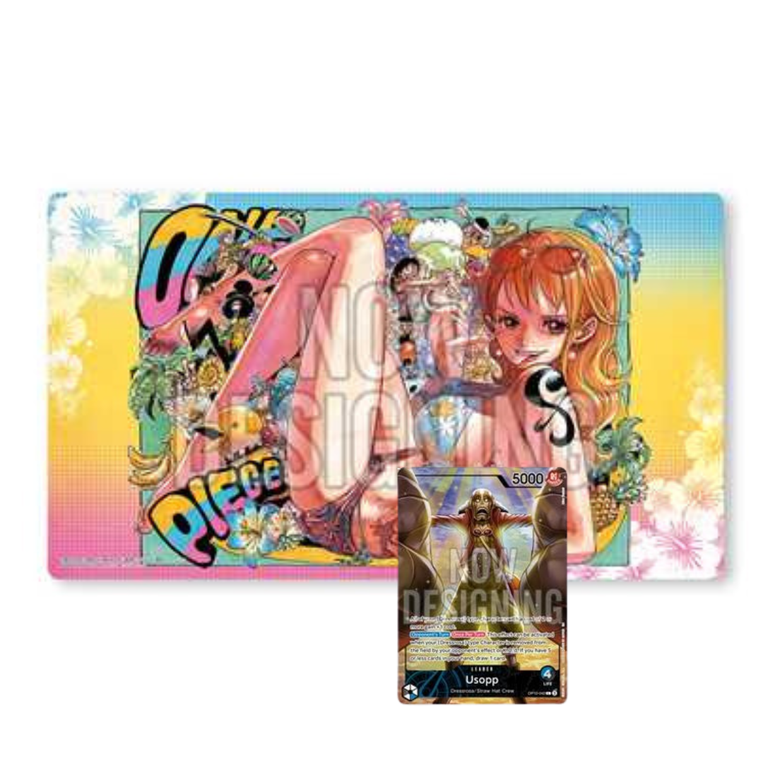 one piece card game official playmat limited edition vol 3 ACCESSOIRES Vol.3 PRODUITSONE One Piece Playmat Vol.3 Nami