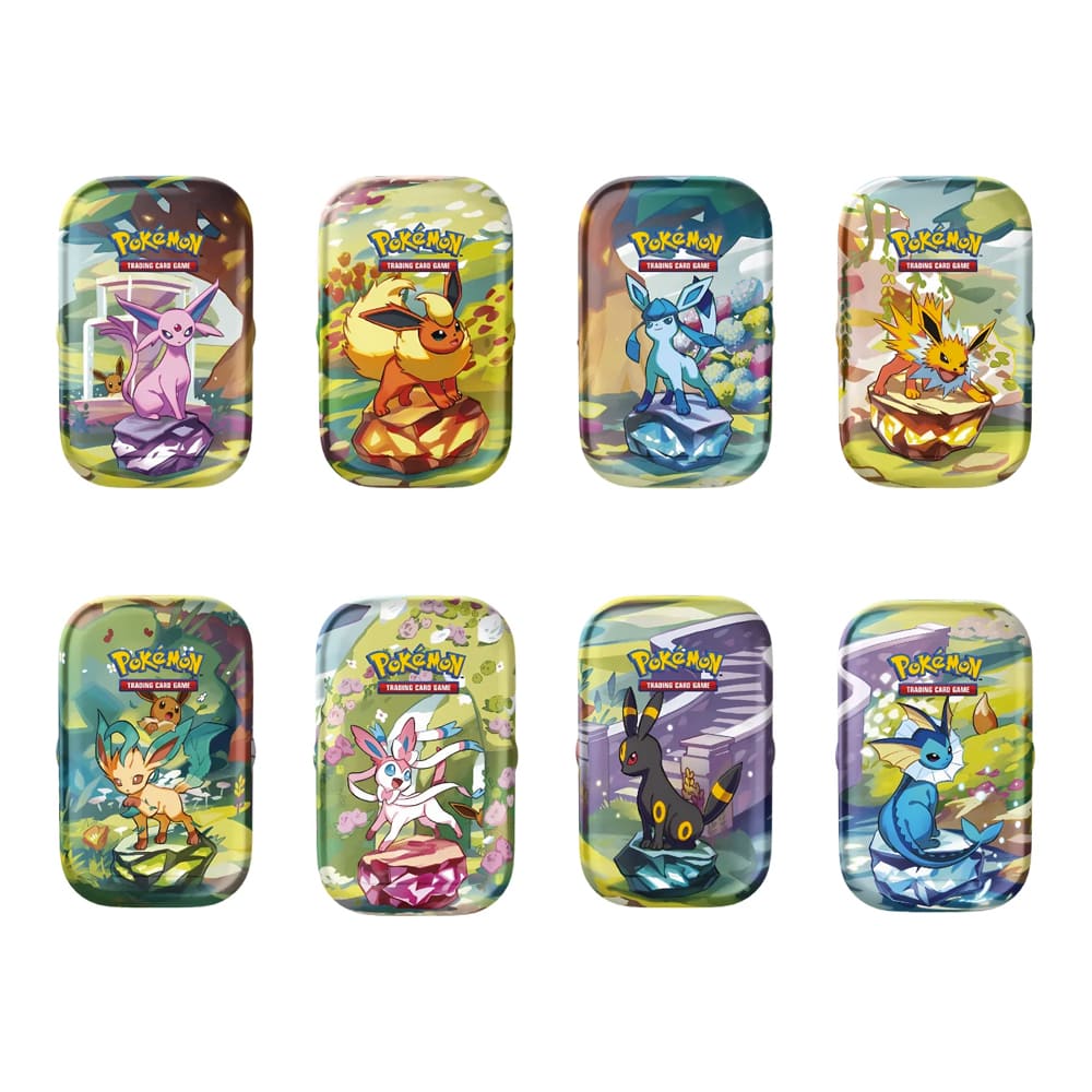 Scarlatto e Violetto Mini Tin Evoluzioni Prismatiche Display ENG - Riccio Store