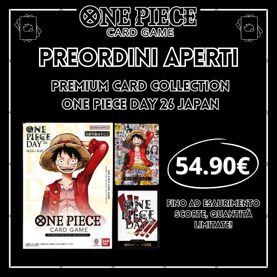 PREORDINE Premium card collection One Piece Day 26 (Japan)